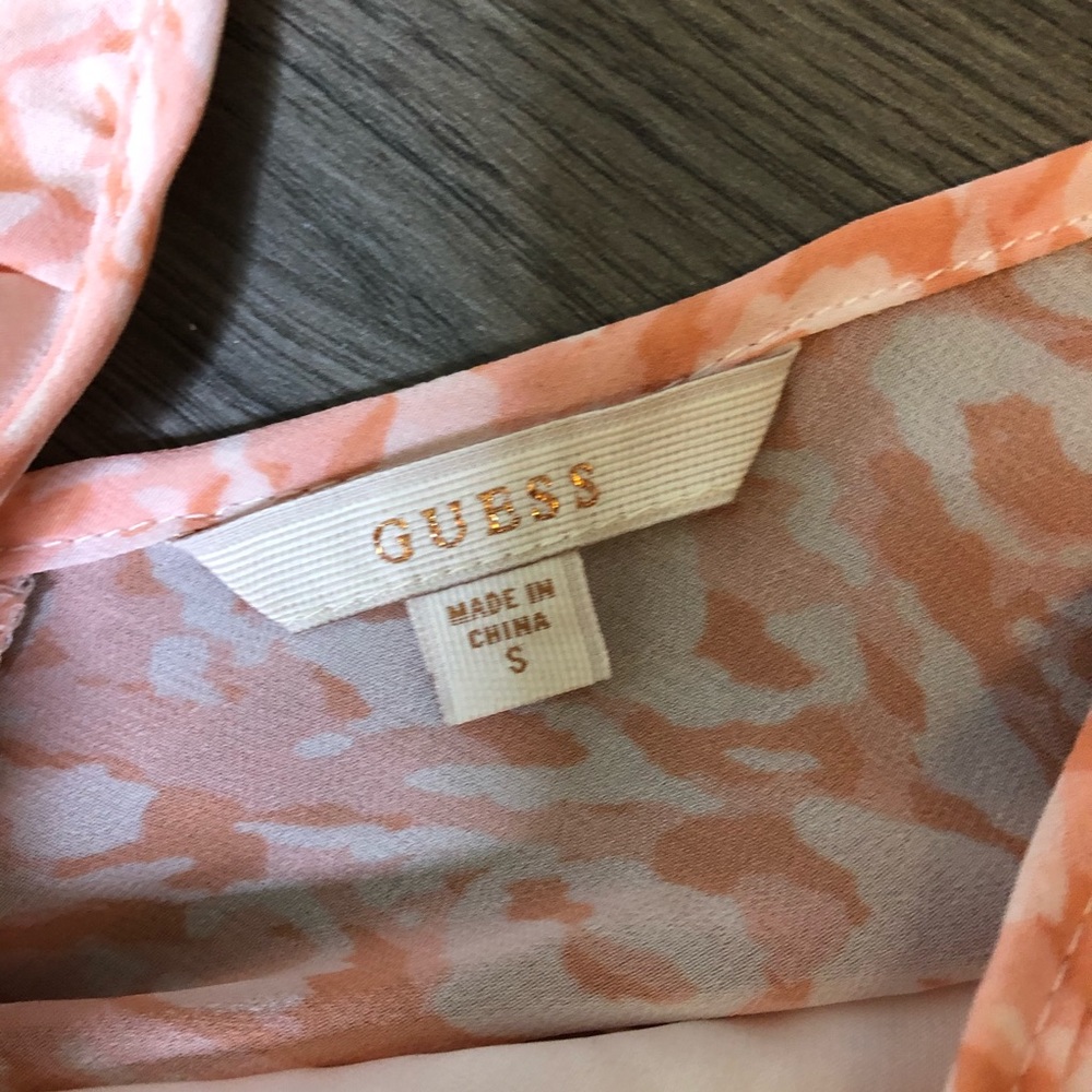 Pink Maxi Dress Hi-Low Ruffles Size Small - Picture 4 of 5